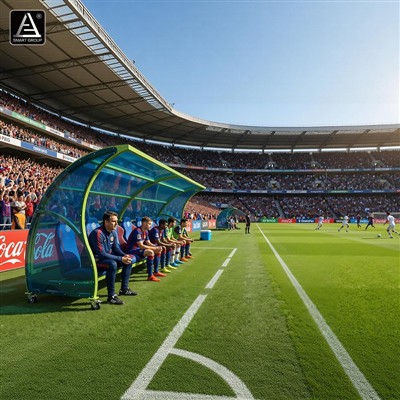 Règlements de la FIFA et de l'AFC pour les bancs d'équipe dans les stades de football professionnel